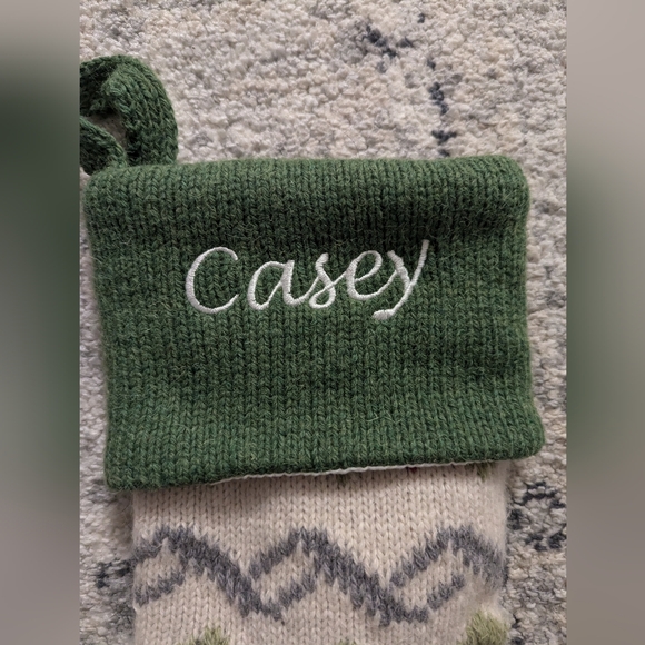 XL Christmas stocking, Casey name. - Picture 3 of 4